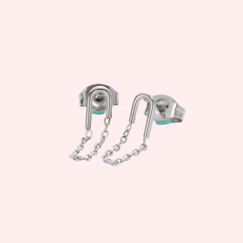 Chain Drop Hypoallergenic Earrings