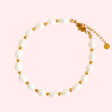 Pearl Beaded Hypoallergenic Anklet