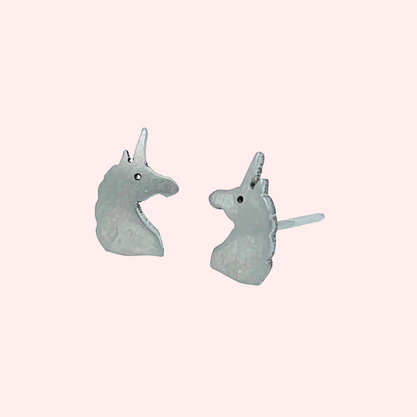 Unicorn Titanium Hypoallergenic Stud Earrings