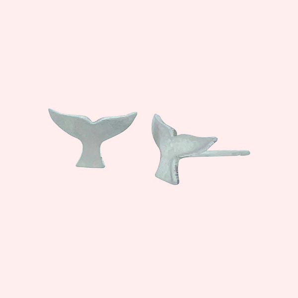 Mermaid Tail Titanium Hypoallergenic Stud Earrings